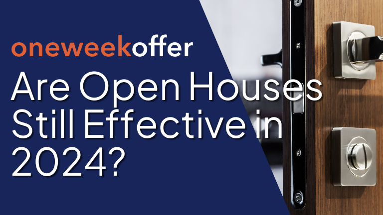 Are open houses still effective when selling your home in 2024?